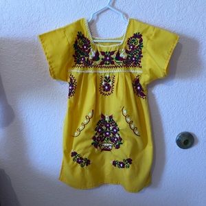 Mexican embroidered dress